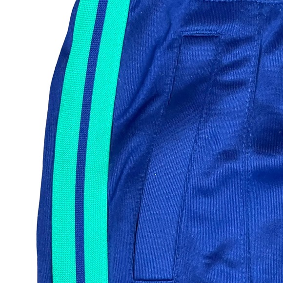 Nike Athletic Pants Size Small Blue With Green Piping Pockets Polyester 28X32 - Picture 5 of 9